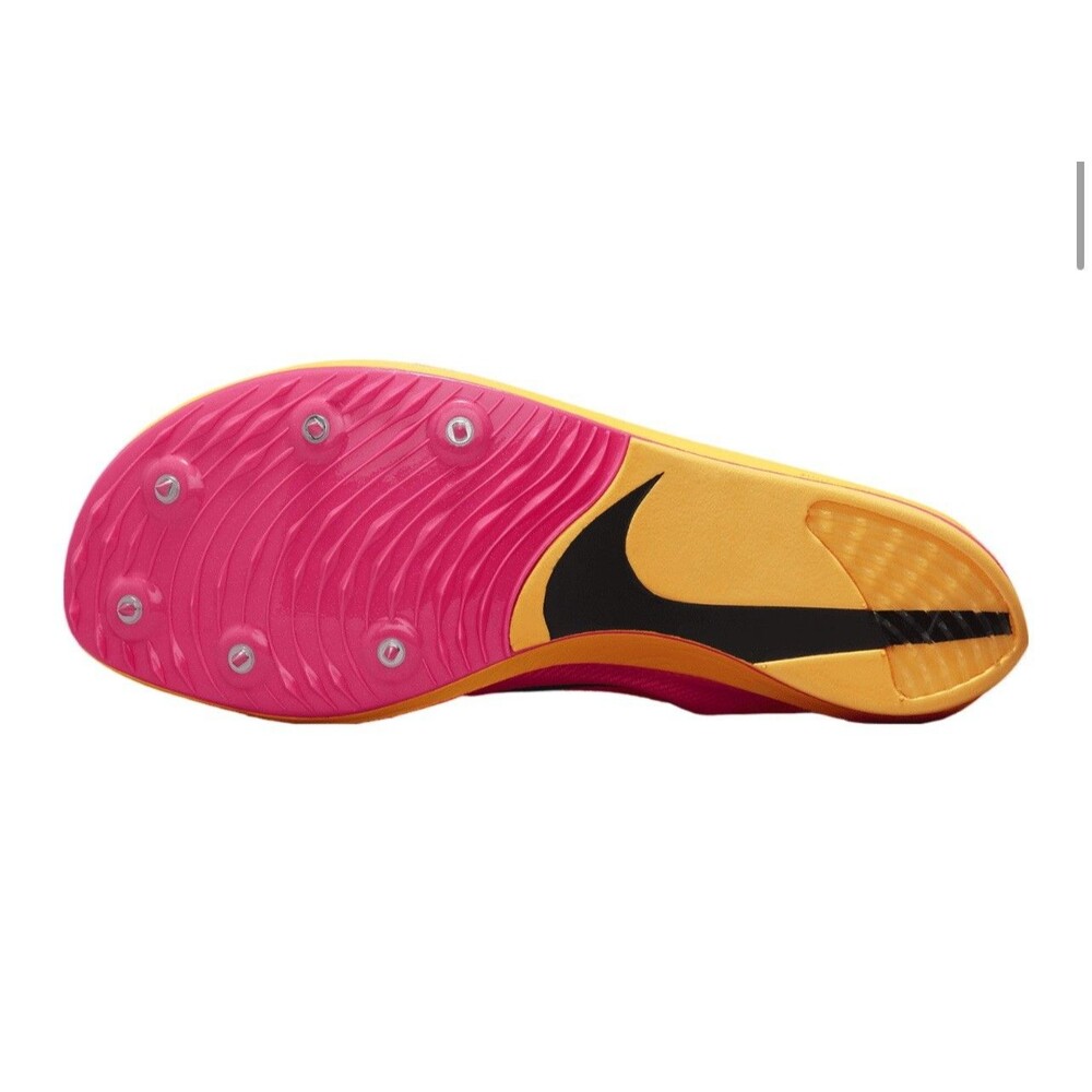 Nike ZoomX Dragonfly Hyper Pink Orange Track Shoes CV0400-600 Men Sizes NEW - Picture 2 of 9